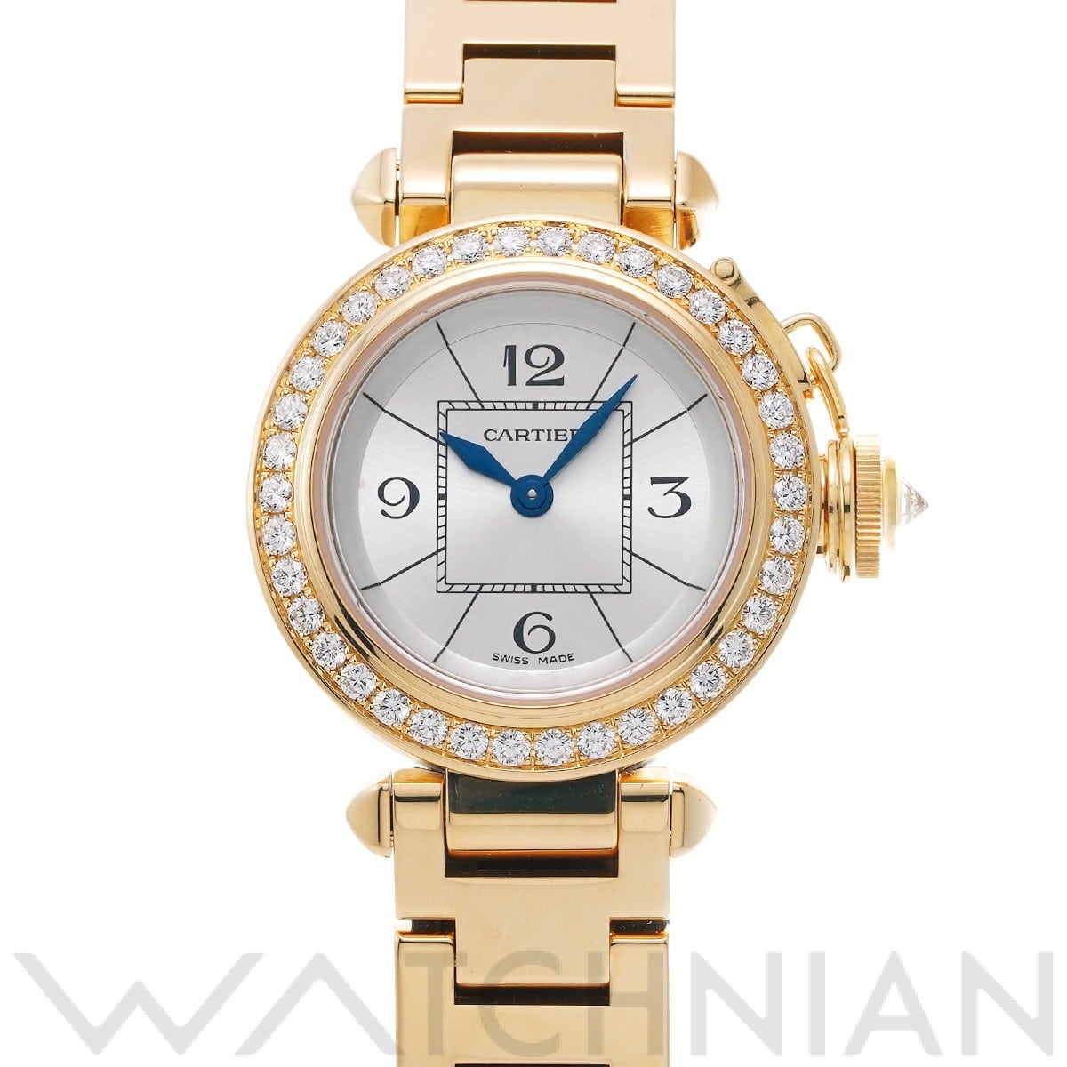 カルティエ ミスパシャ WJ124014 シルバー レディース 時計 【中古】【wristwatch】