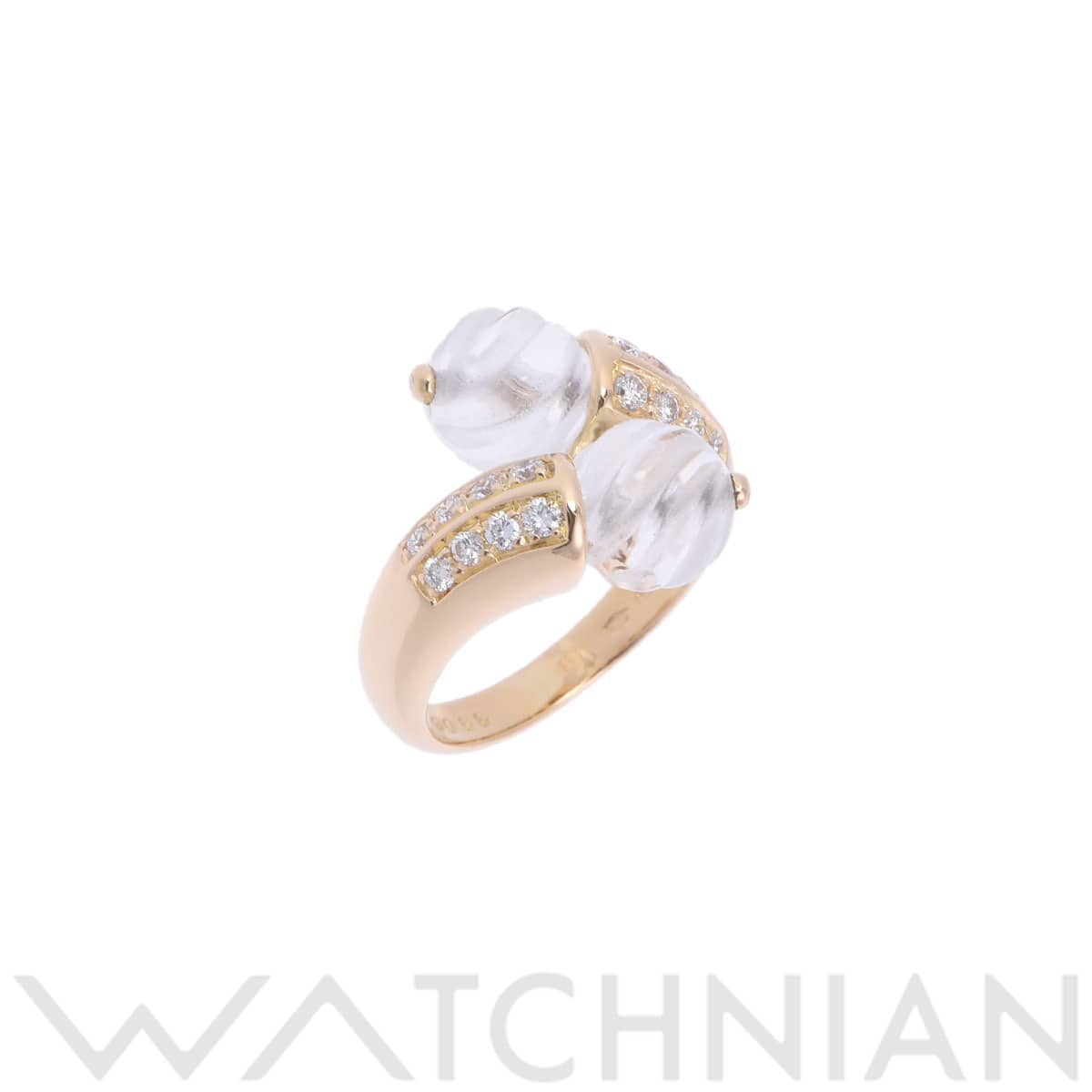 ブシュロン ロッククリスタル リング ゴールド K18イエローゴールド YG レディース ジュエリー 【中古】【jewelry】