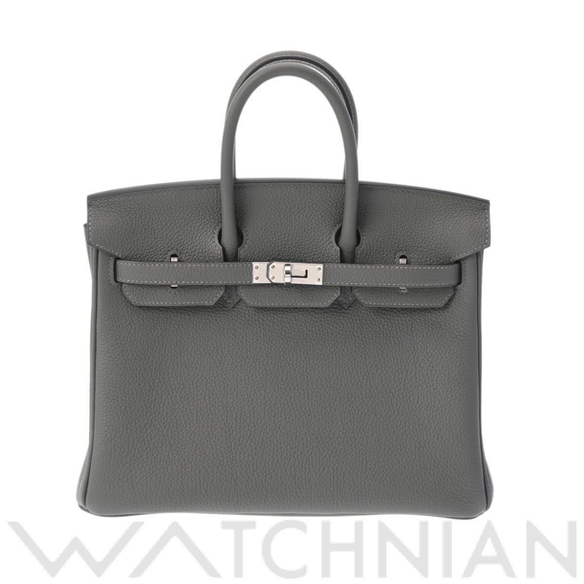 エルメス バーキン 25 グリメイヤー/パラジウム金具 トゴ レディース バッグ 【新品】【bag】