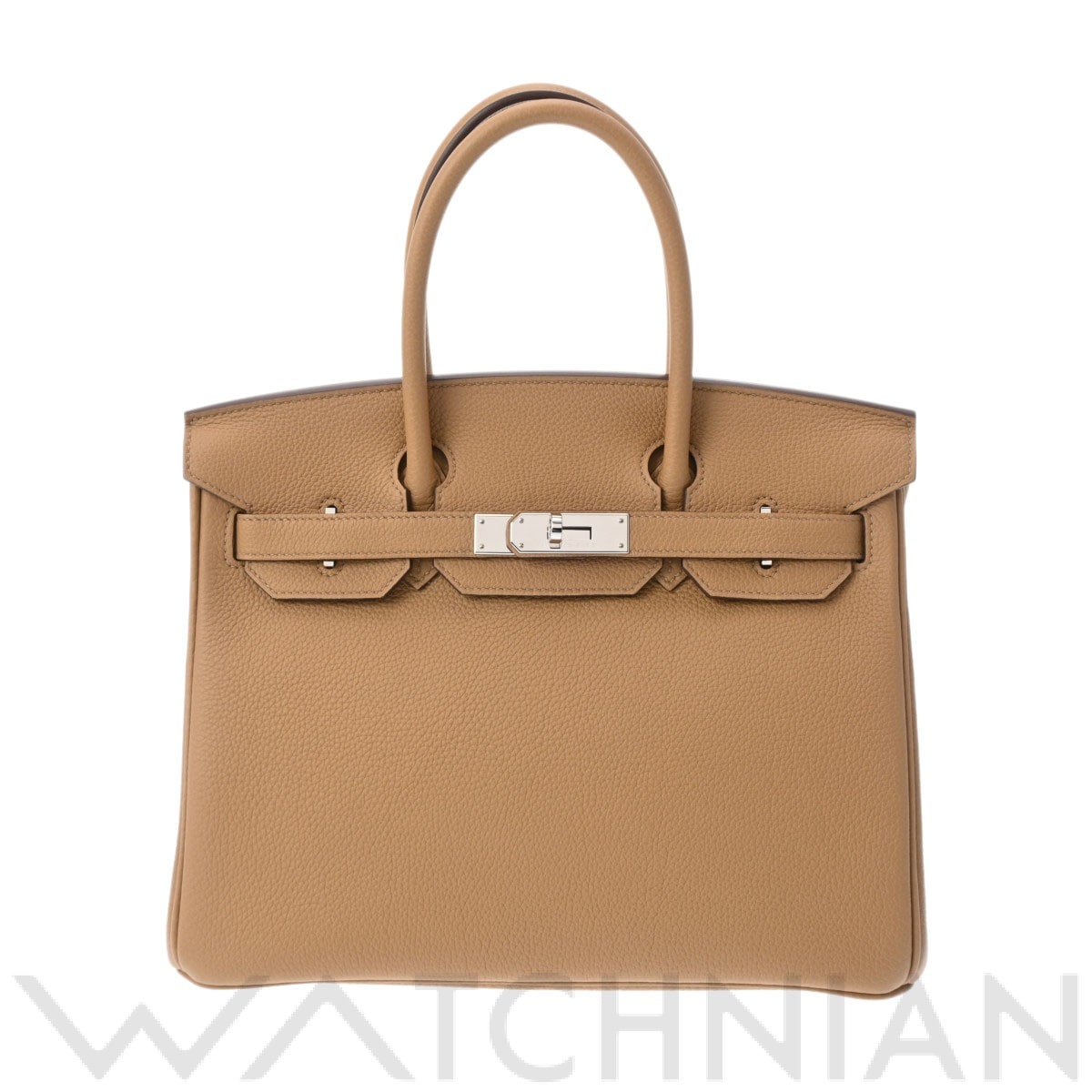 エルメス バーキン 30 ビスキュイ/パラジウム金具 トゴ レディース バッグ 【中古】【bag】