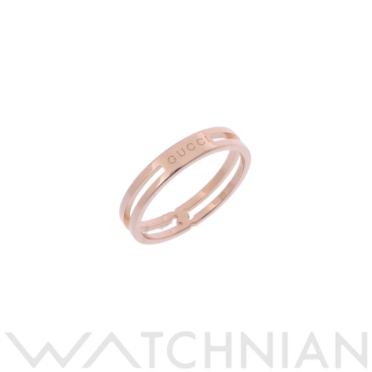 グッチ インフィニティ リング #20 ゴールド K18ピンクゴールド PG レディース ジュエリー 【中古】【jewelry】