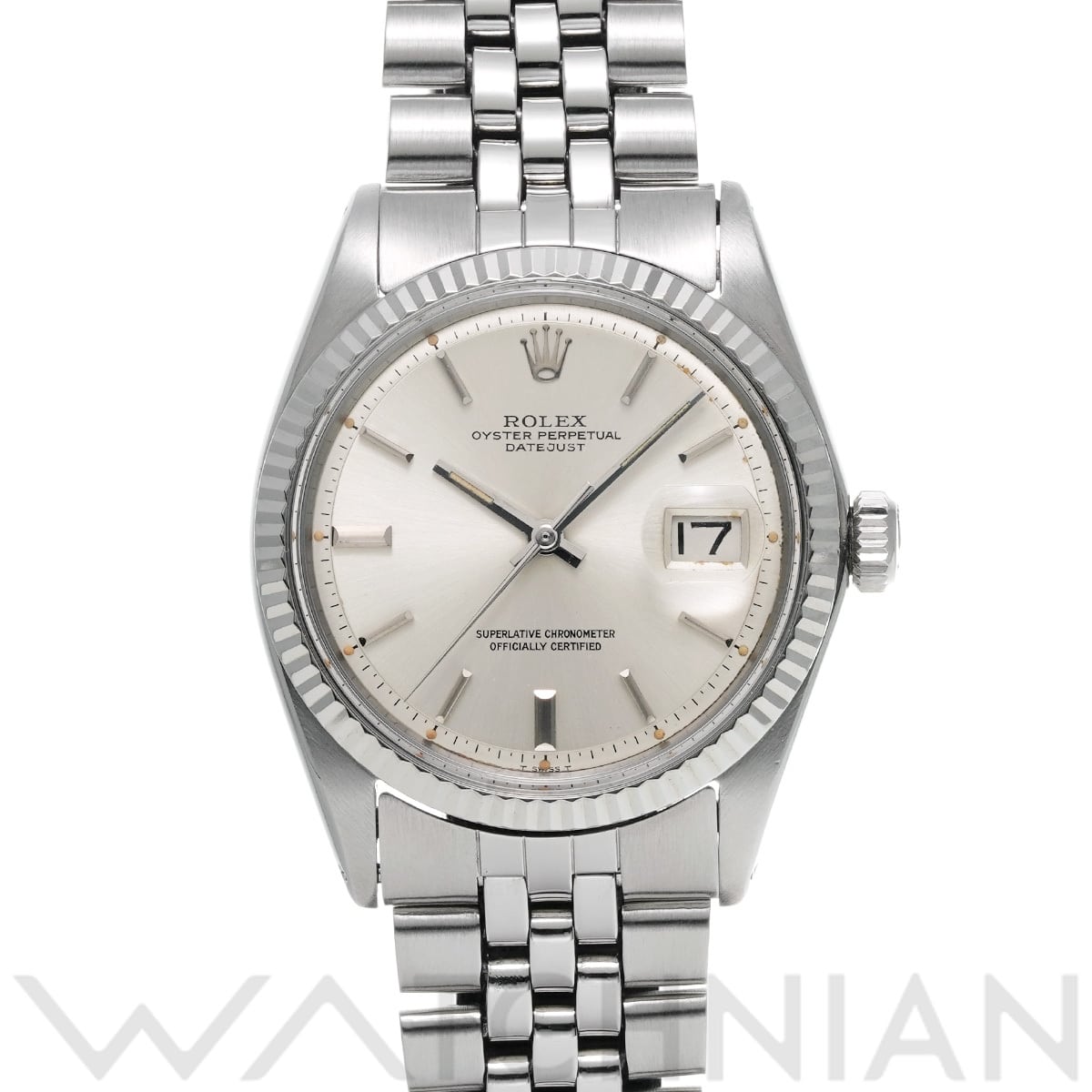ロレックス デイトジャスト 1601 シルバー メンズ 時計 【中古】【wristwatch】
