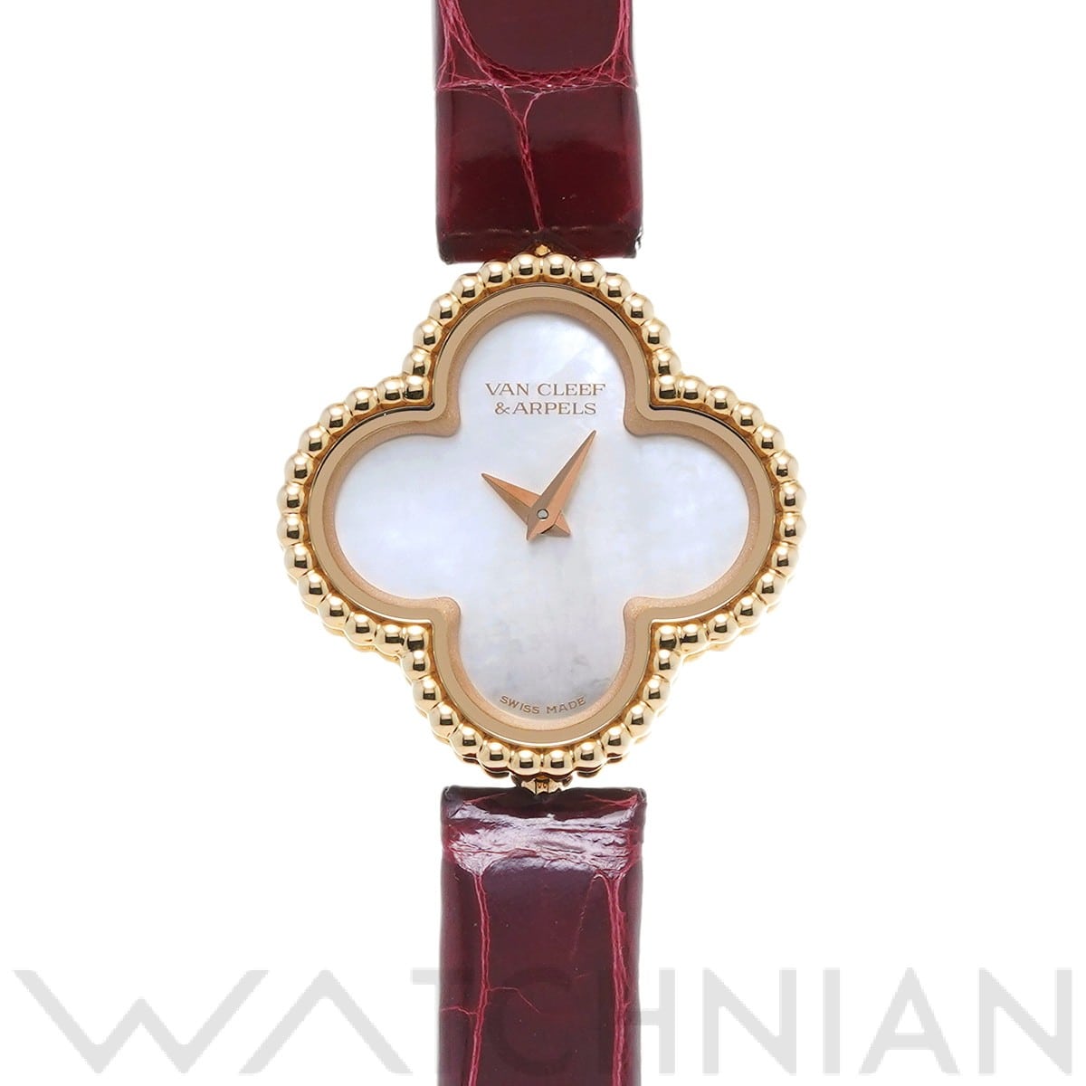 ヴァン クリーフ&アーペル スウィート アルハンブラ VCAR08SF00 ホワイトシェル レディース 時計 【中古】【wristwatch】