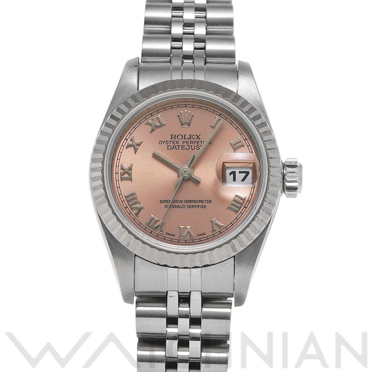 ロレックス デイトジャスト 79174 ピンク レディース 時計 【中古】【wristwatch】