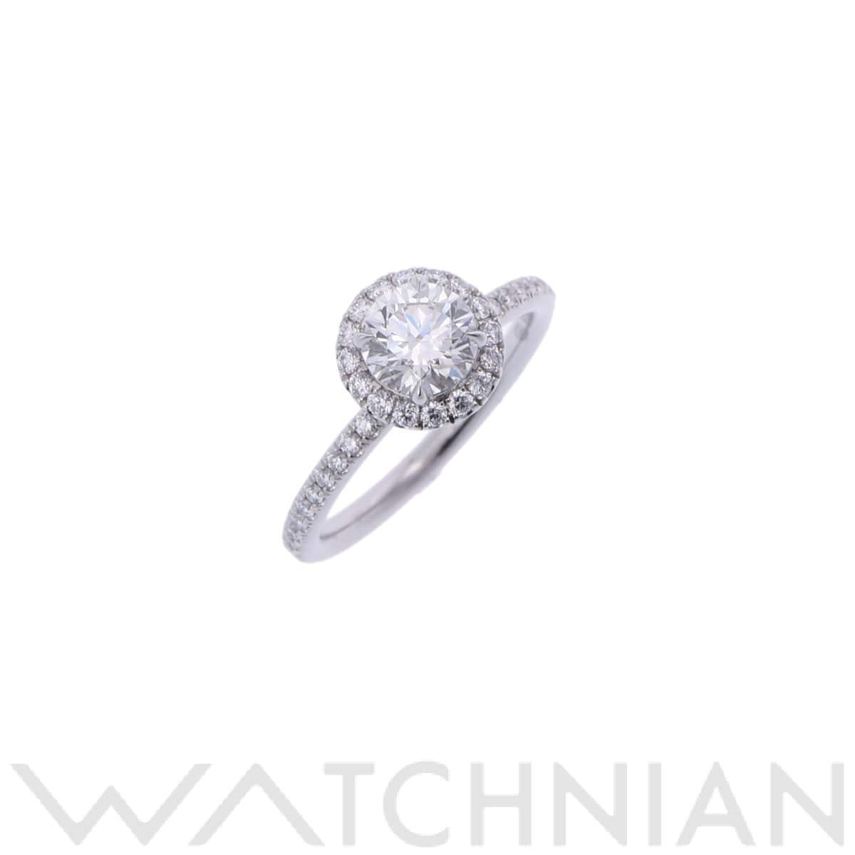 ハリー ウィンストン マイクロパヴェ リング シルバー Pt950プラチナ レディース ジュエリー 【中古】【jewelry】