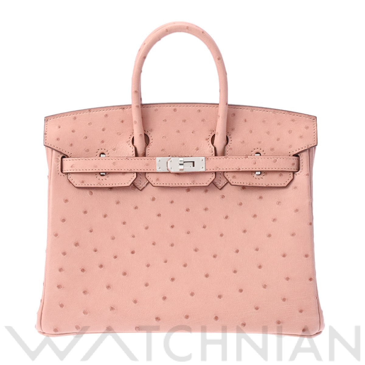 エルメス バーキン 25 テリキュート/パラジウム金具 オーストリッチ レディース バッグ 【新品】【bag】
