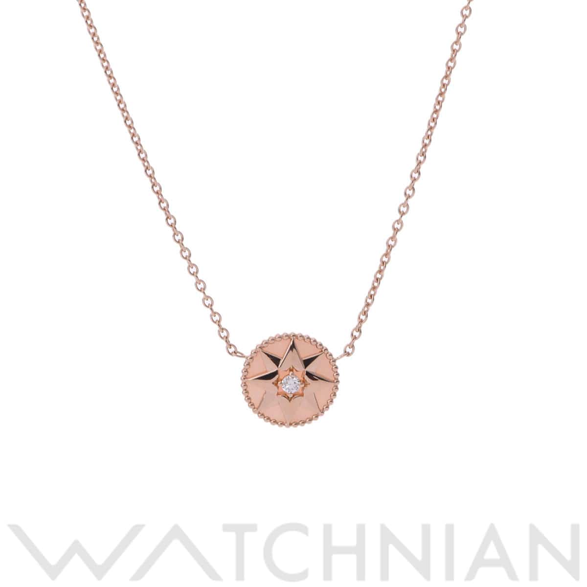 ディオール ローズデヴァン ネックレス 1PD K18ピンクゴールド PG レディース ジュエリー 【中古】【jewelry】