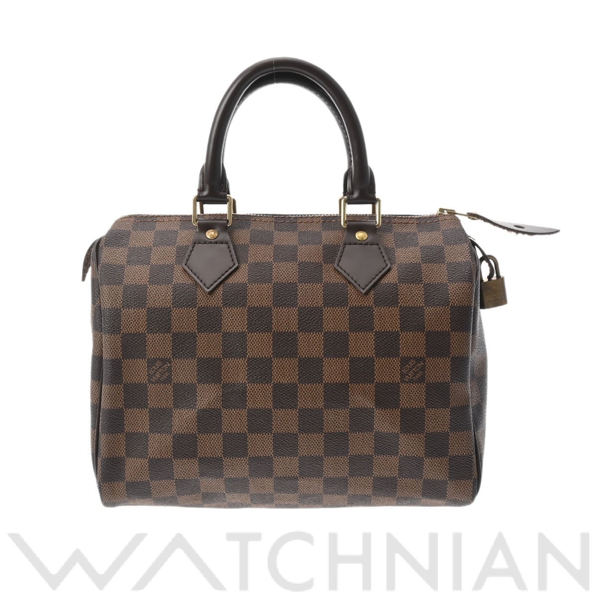 ルイ ヴィトン ダミエ スピーディ 25 ブラウン N41532 ダミエキャンバス レディース バッグ 【中古】【bag】