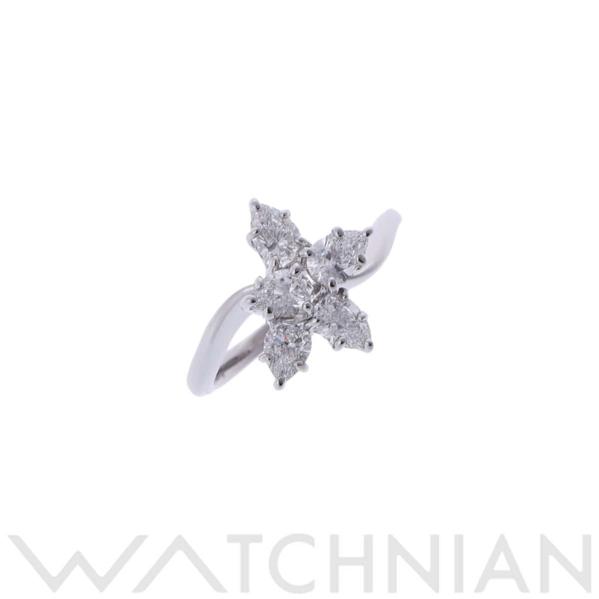 ハリー ウィンストン クラスター リング スモール シルバー Pt950プラチナ レディース ジュエリー 【中古】【jewelry】