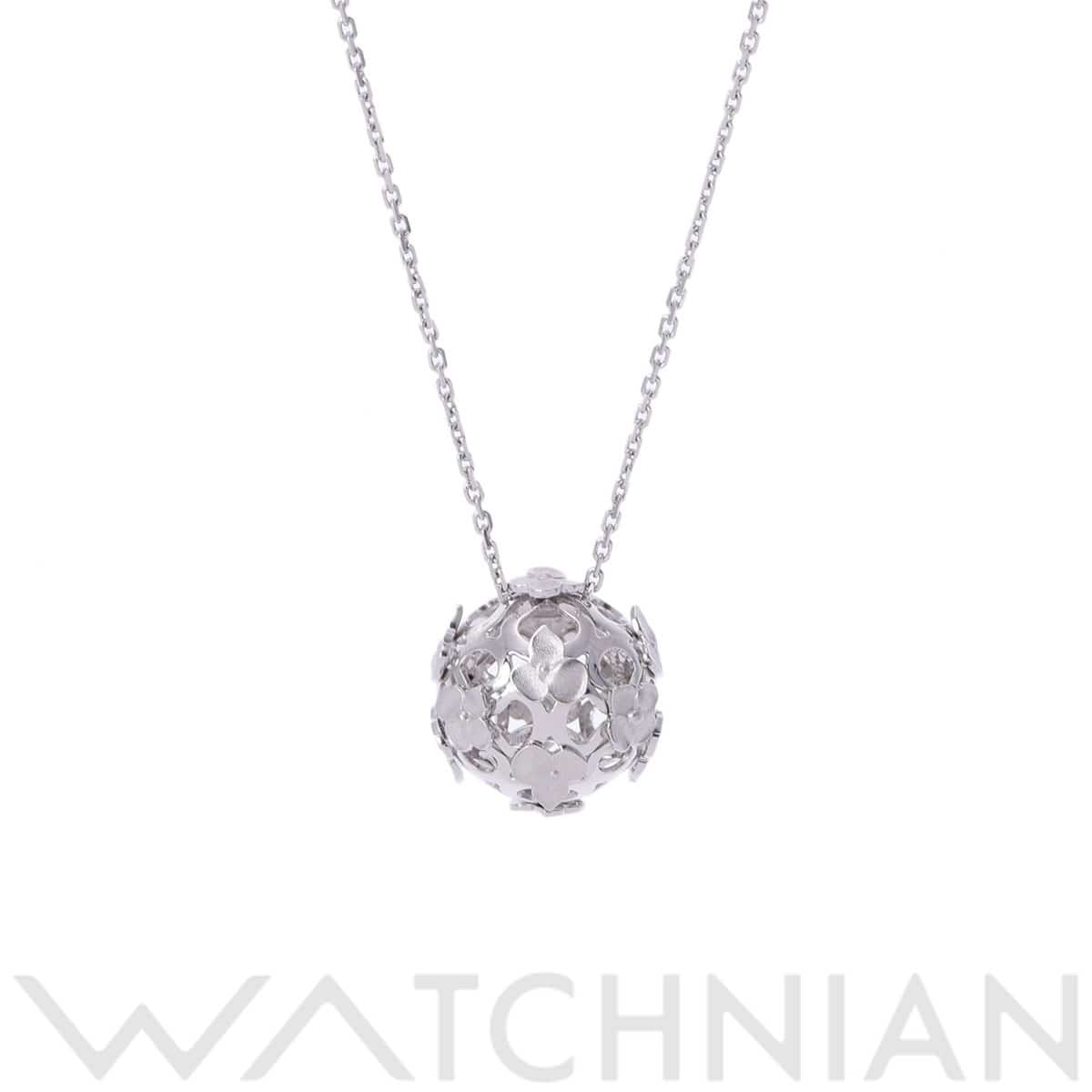 ショーメ オルタンシアボール ネックレス シルバー 082441 K18ホワイトゴールド WG レディース ジュエリー 【中古】【jewelry】
