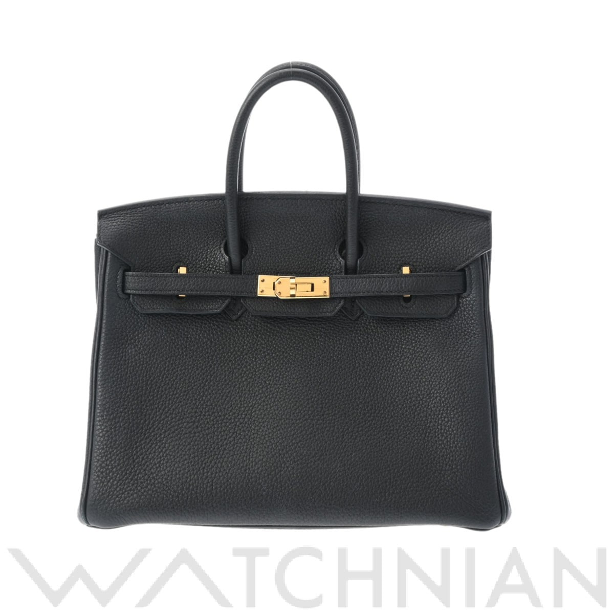 エルメス バーキン 25 ブラック/ゴールド金具 トゴ レディース バッグ 【中古】【bag】