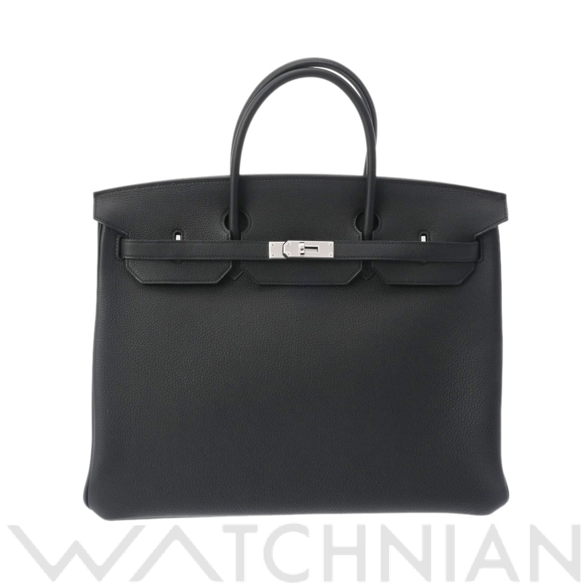 エルメス バーキン 40 ブラック/パラジウム金具 トゴ ユニセックス バッグ 【中古】【bag】