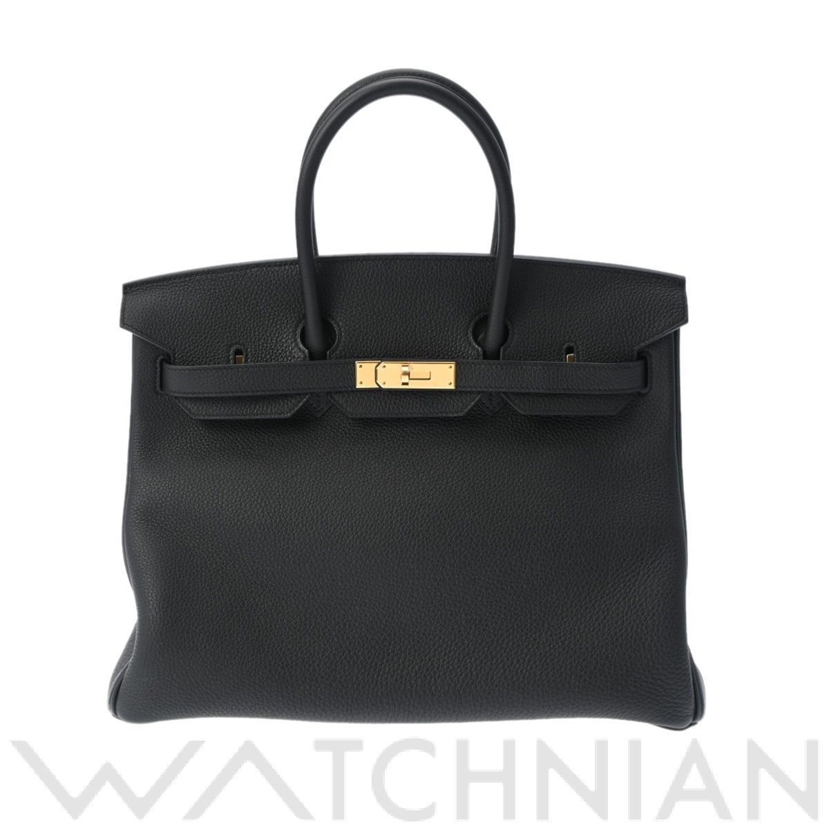 エルメス バーキン 35 ブラック/ゴールド金具 トゴ ユニセックス バッグ 【中古】【bag】