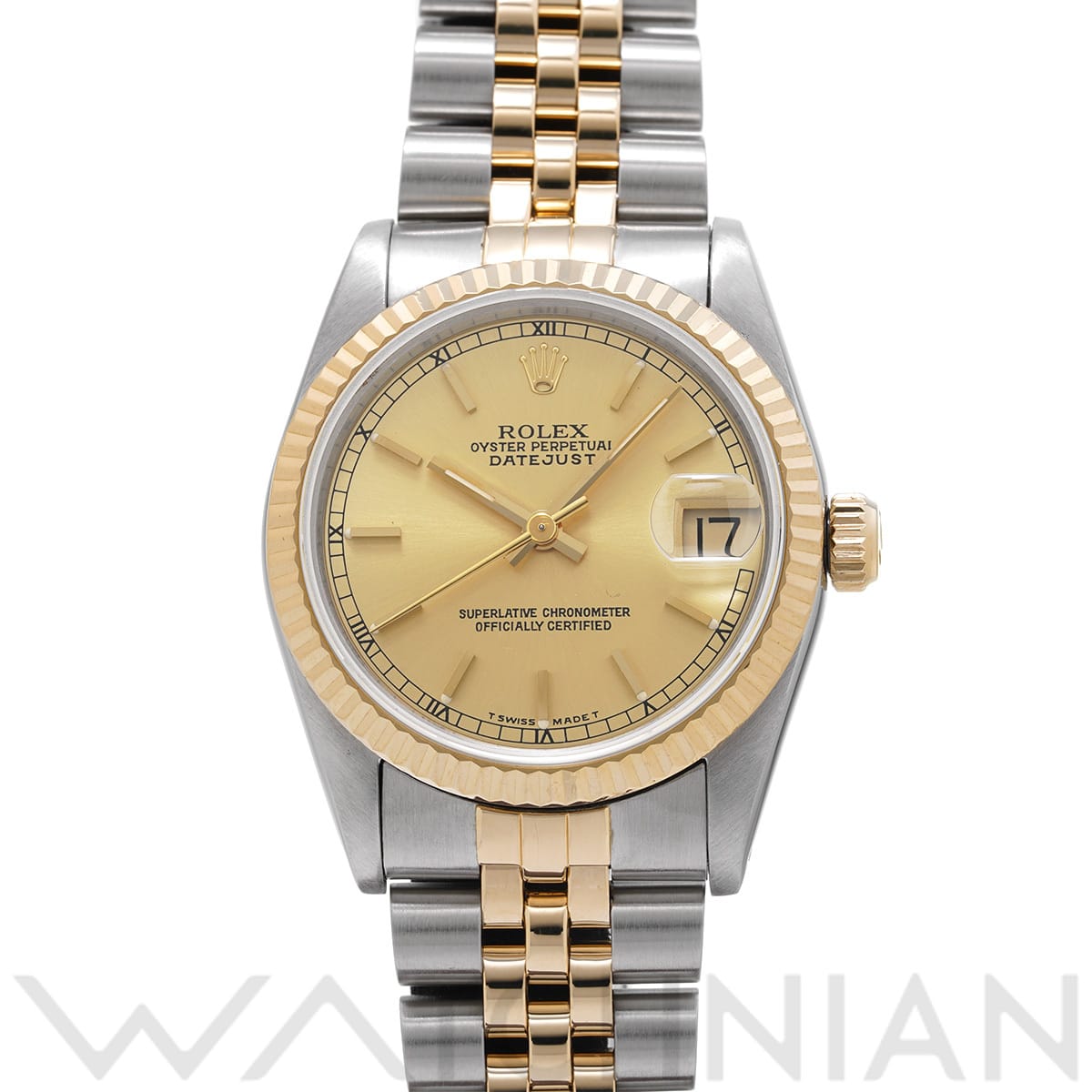 ロレックス デイトジャスト 68273 シャンパン ユニセックス 時計 【中古】【wristwatch】