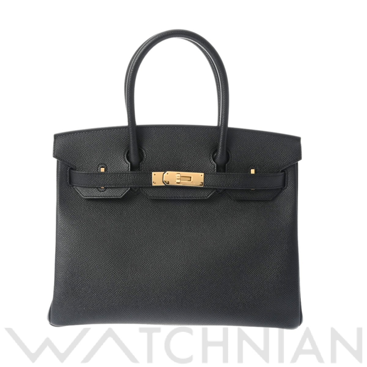 エルメス バーキン 30 ブラック/ゴールド金具 ヴォーエプソン レディース バッグ 【中古】【bag】