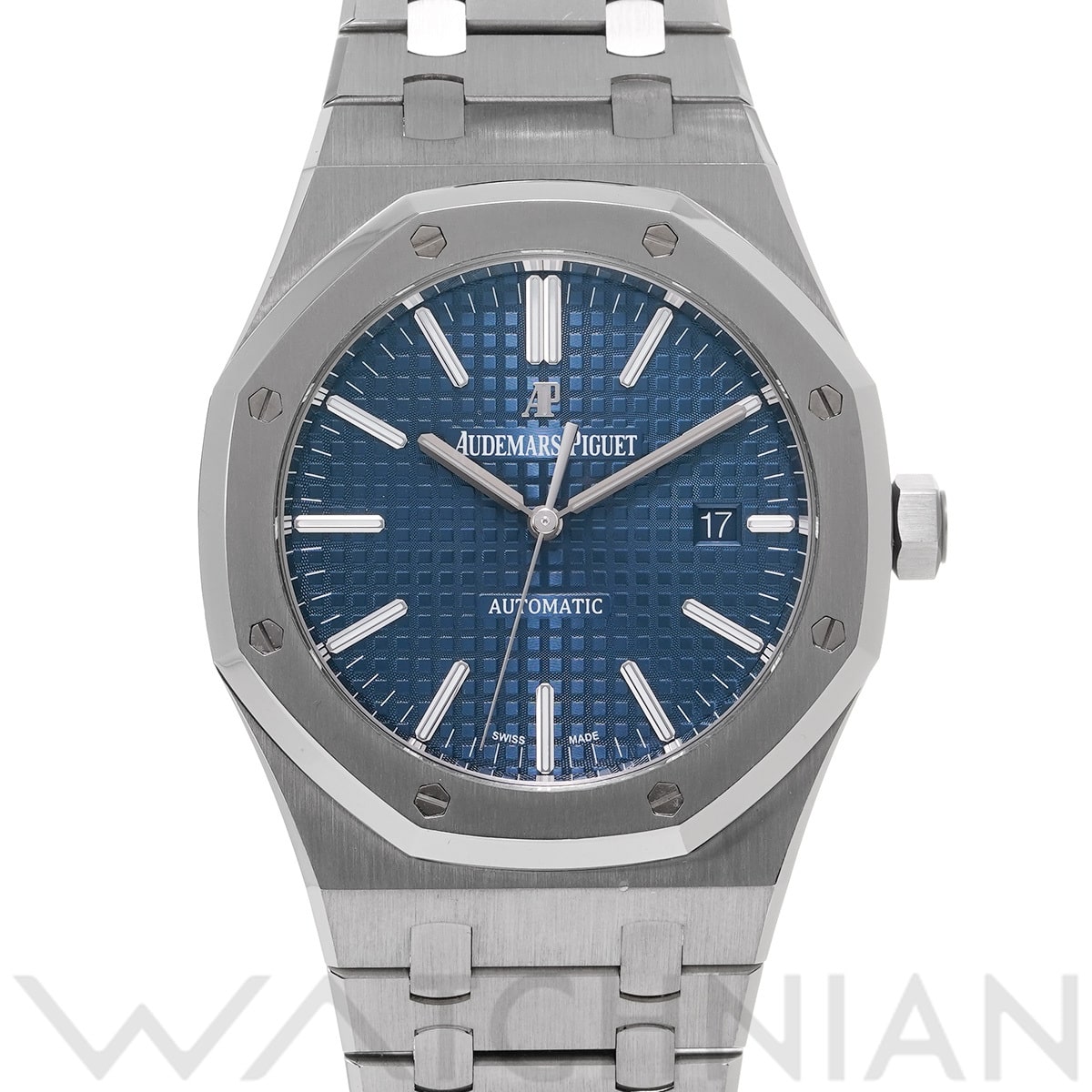オーデマ ピゲ ロイヤルオーク 15400ST.OO.1220ST.03 ブルー メンズ 時計 【中古】【wristwatch】