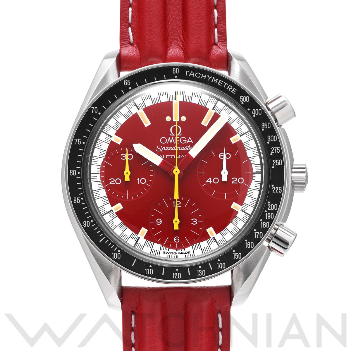 オメガ スピードマスター レーシング ミハエル・シューマッハ 3810.61.41 レッド メンズ 時計 【中古】【wristwatch】