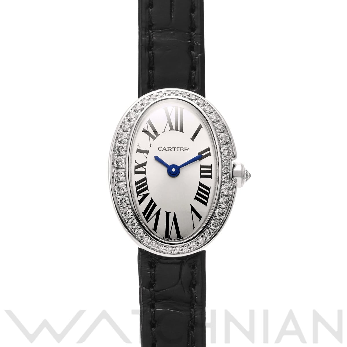 カルティエ ミニベニュワール  WB520027 アイボリー レディース 時計 【中古】【wristwatch】