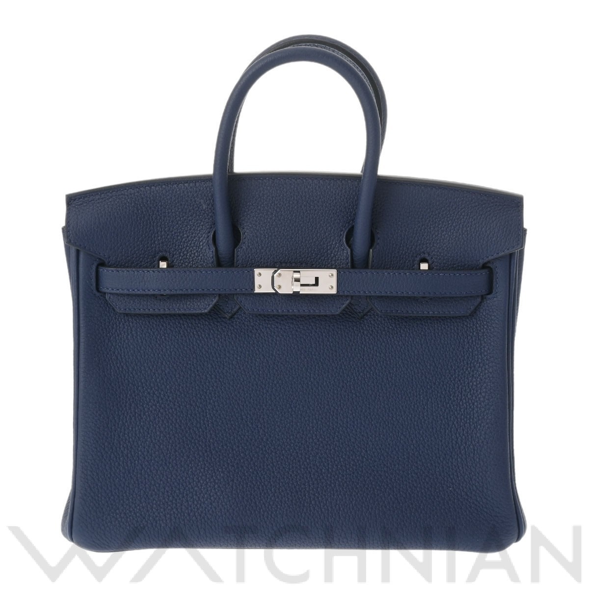 エルメス バーキン 25 ブルーサフィール/パラジウム金具 トゴ レディース バッグ 【中古】【bag】