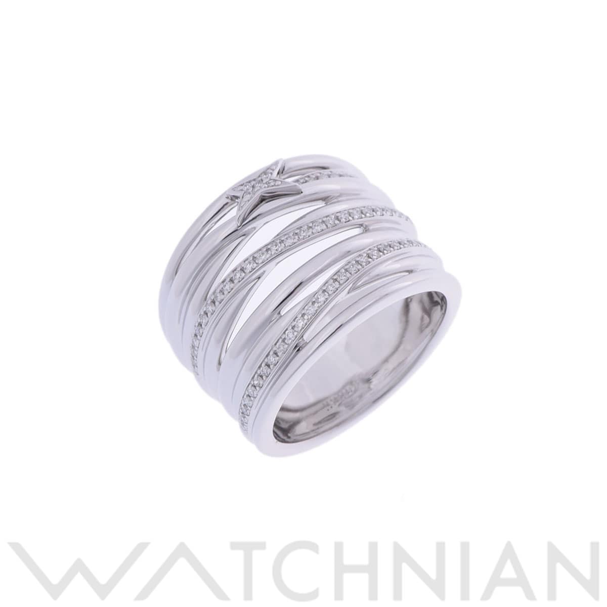 モーブッサン キフ&ゴールドキス リング シルバー K18ホワイトゴールド WG レディース ジュエリー 【中古】【jewelry】