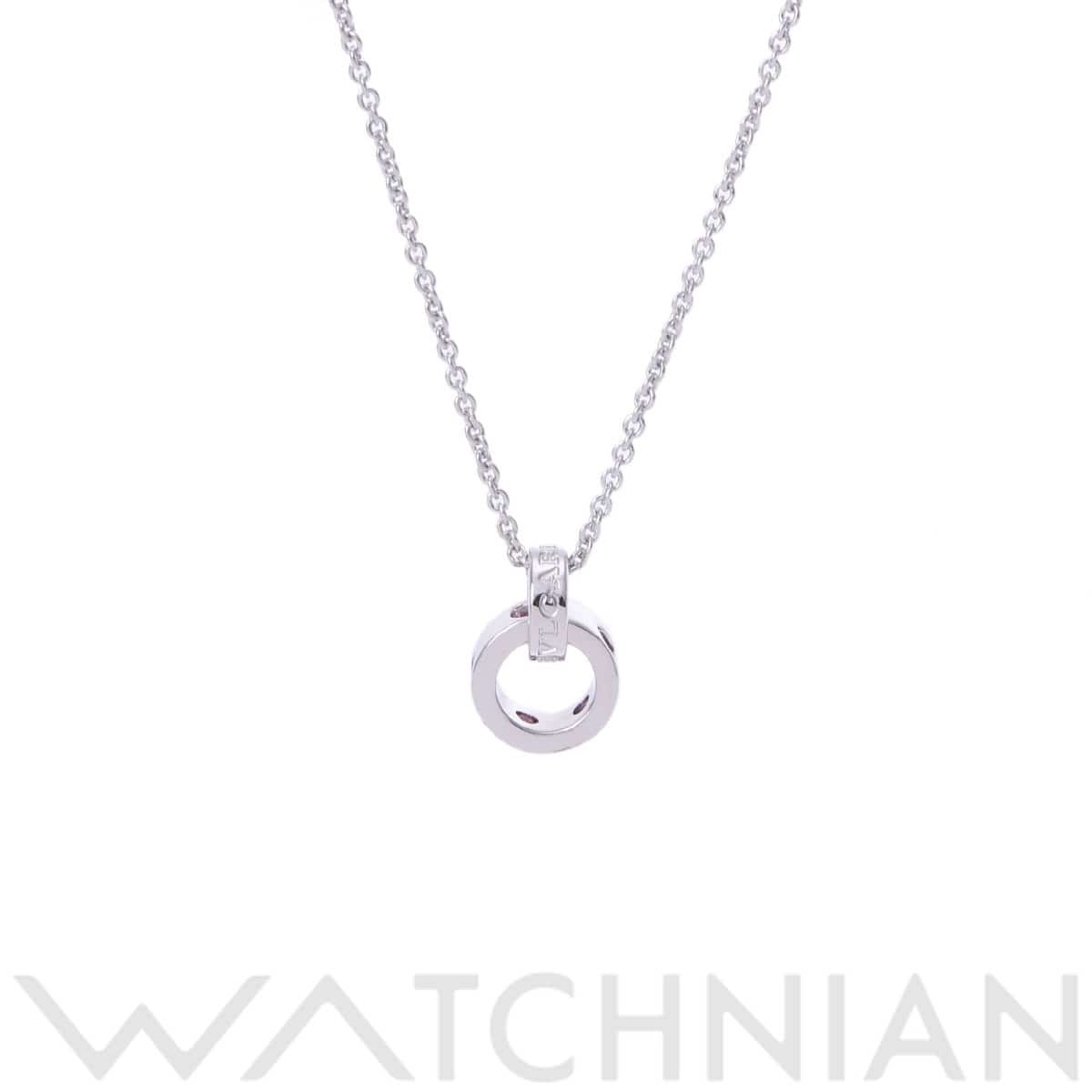 ブルガリ ローマンソルベ ネックレス シルバー K18ホワイトゴールド WG レディース ジュエリー 【中古】【jewelry】