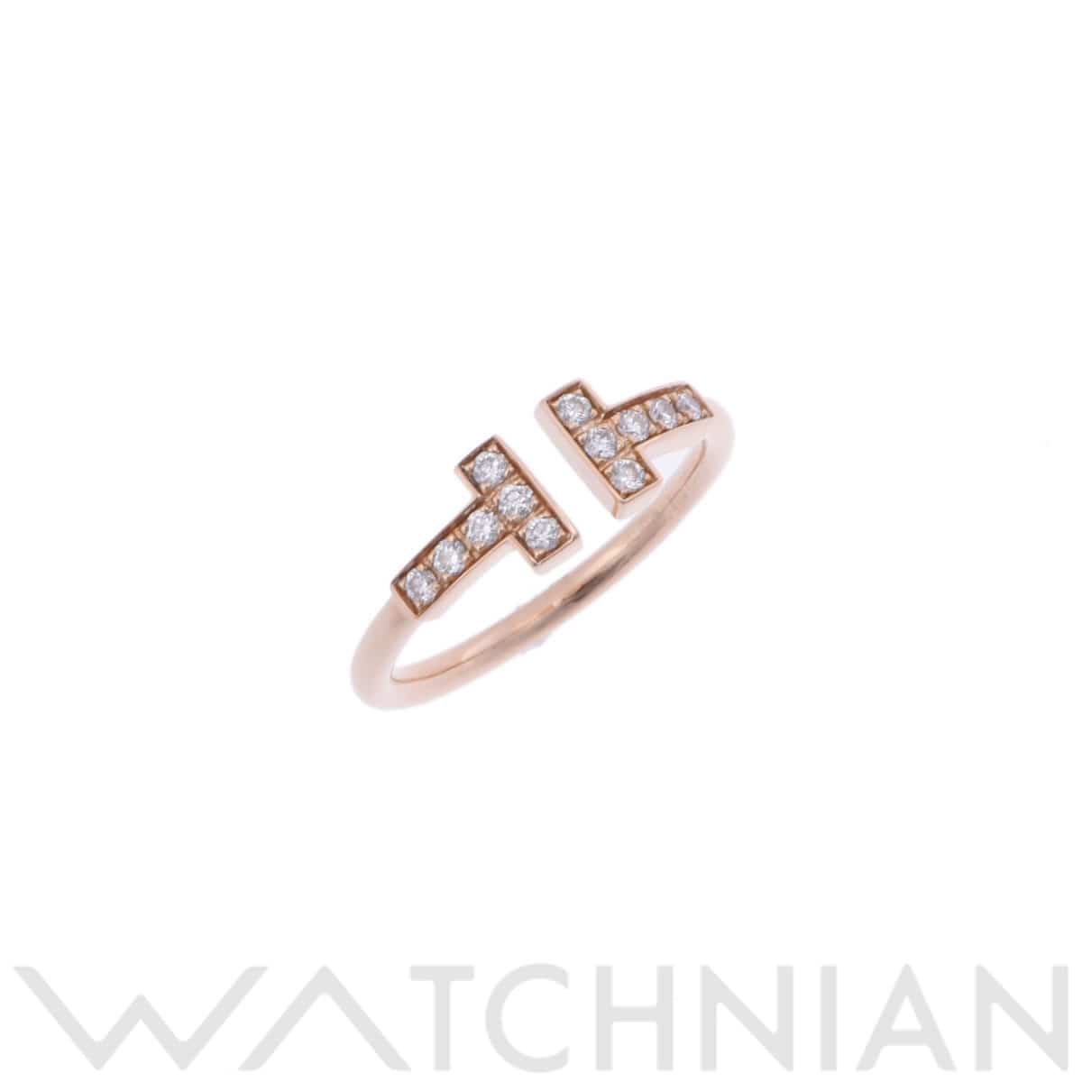 ティファニー Tワイヤー リング ゴールド K18ピンクゴールド PG レディース ジュエリー 【中古】【jewelry】