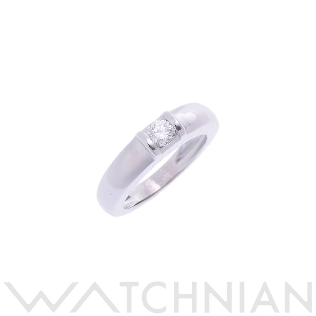 ショーメ ダイヤリング シルバー K18ホワイトゴールド WG レディース ジュエリー 【中古】【jewelry】