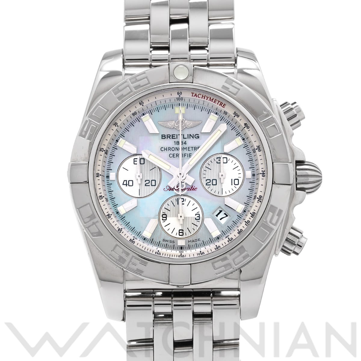 ブライトリング クロノマット 44 A011G85PA ホワイトシェル メンズ 時計 【中古】【wristwatch】