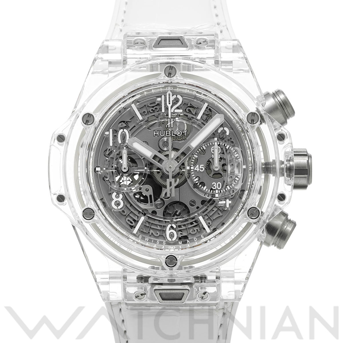 ウブロ ビッグバン ウニコ サファイア 441.JX.4802.RT スケルトン メンズ 時計 【中古】【wristwatch】