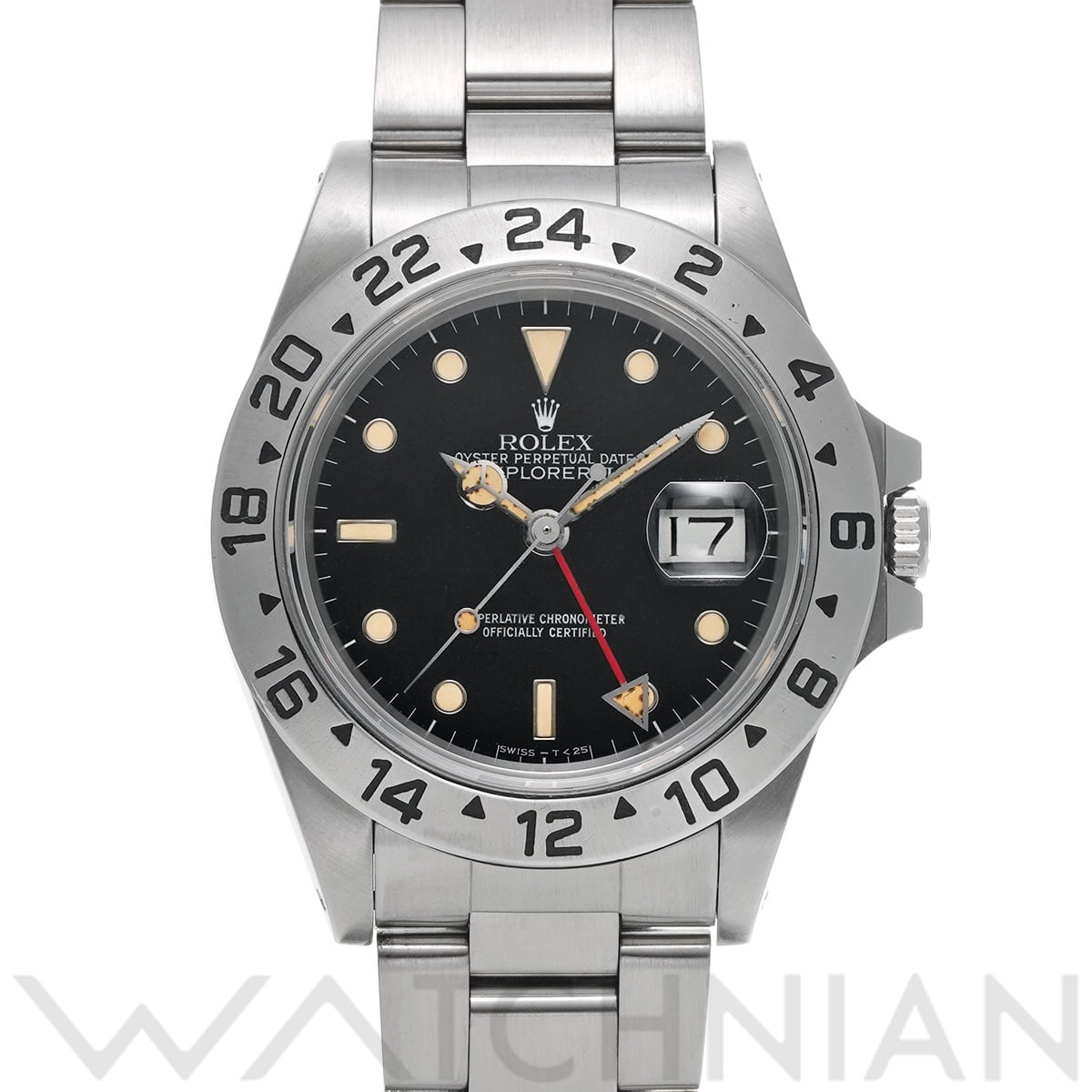 ロレックス エクスプローラーII 16550 ブラック メンズ 時計 【中古】【wristwatch】