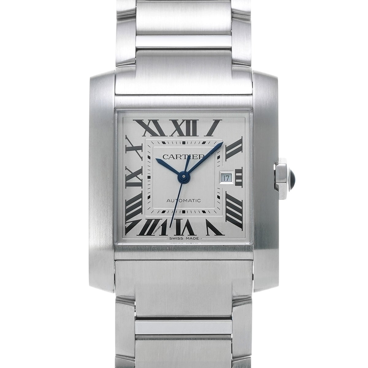 カルティエ タンク フランセーズ LM WSTA0067 シルバー メンズ 時計 【中古】【wristwatch】