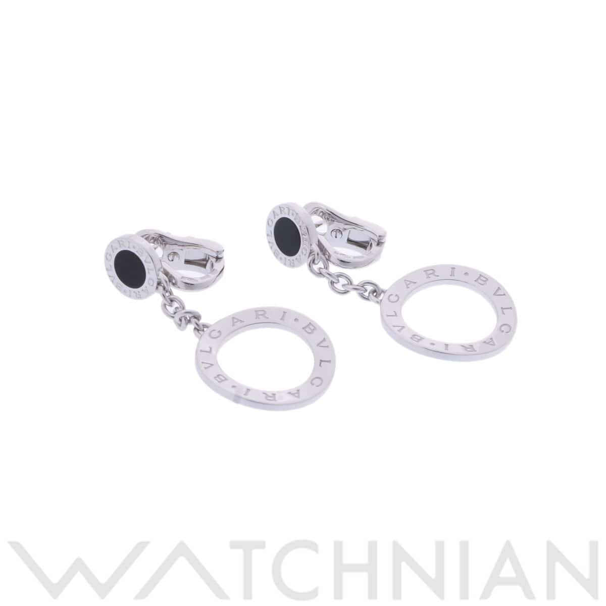 ブルガリ ブルガリブルガリ ピアス シルバー K18ホワイトゴールド WG レディース ジュエリー 【中古】【jewelry】