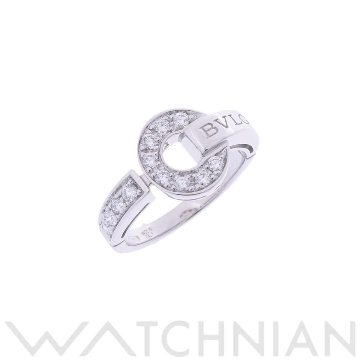 ブルガリ ブルガリブルガリ リング シルバー K18ホワイトゴールド WG レディース ジュエリー 【中古】【jewelry】