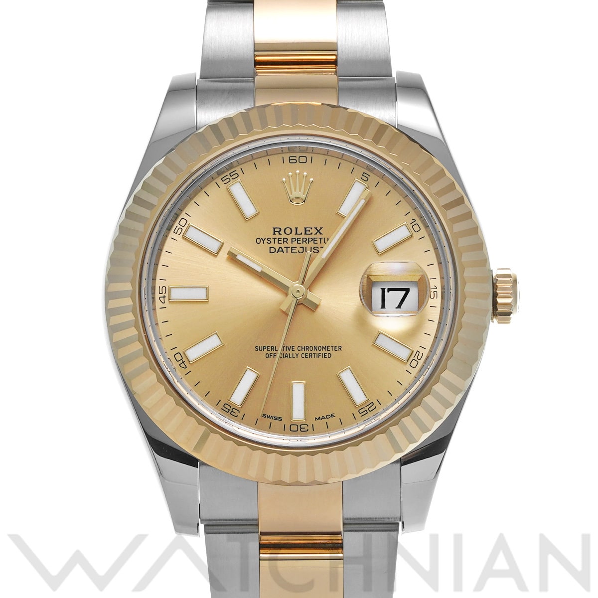 ロレックス デイトジャストII 116333 シャンパン メンズ 時計 【中古】【wristwatch】
