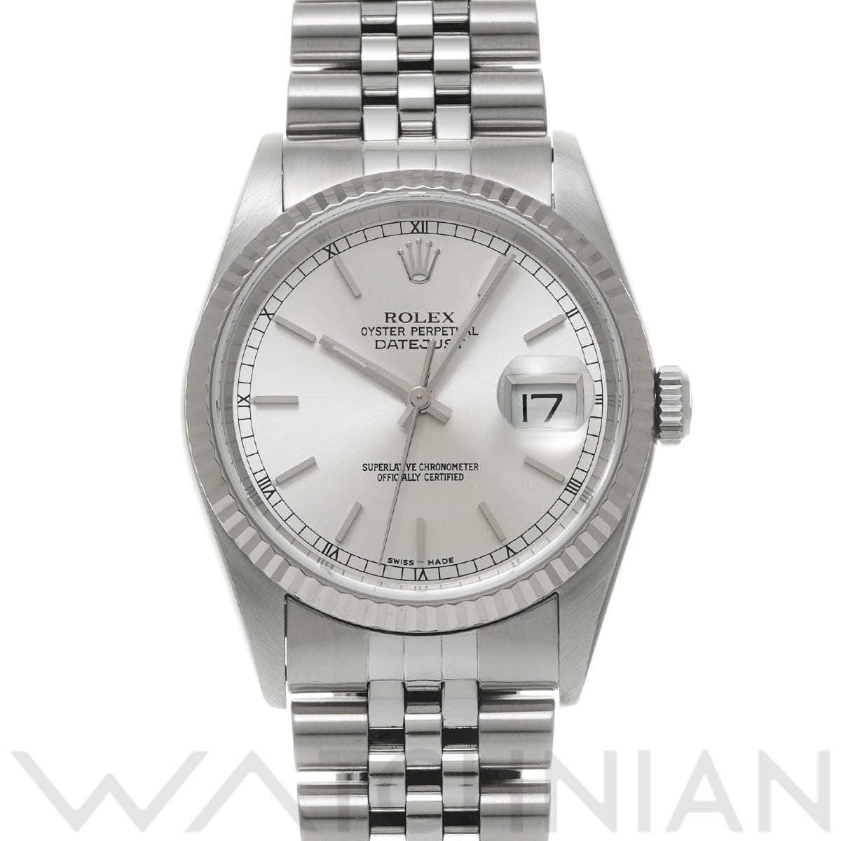 ロレックス デイトジャスト 16234 シルバー メンズ 時計 【中古】【wristwatch】