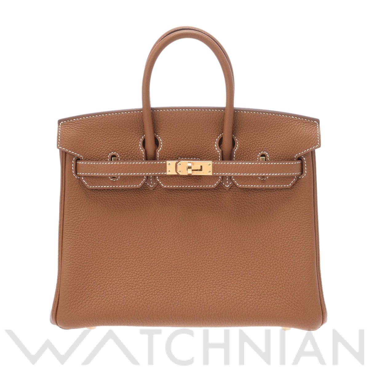 エルメス バーキン 25 ゴールド/ゴールド金具 トゴ レディース バッグ 【未使用】【bag】