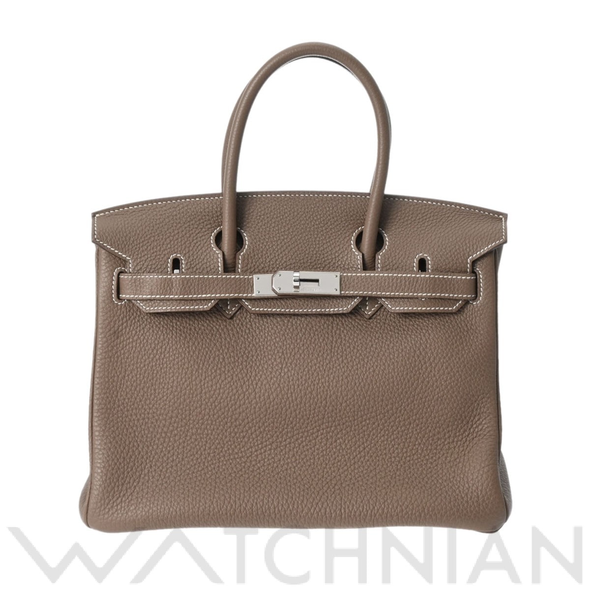 エルメス バーキン 30 エトゥープ/パラジウム金具 トゴ レディース バッグ 【中古】【bag】