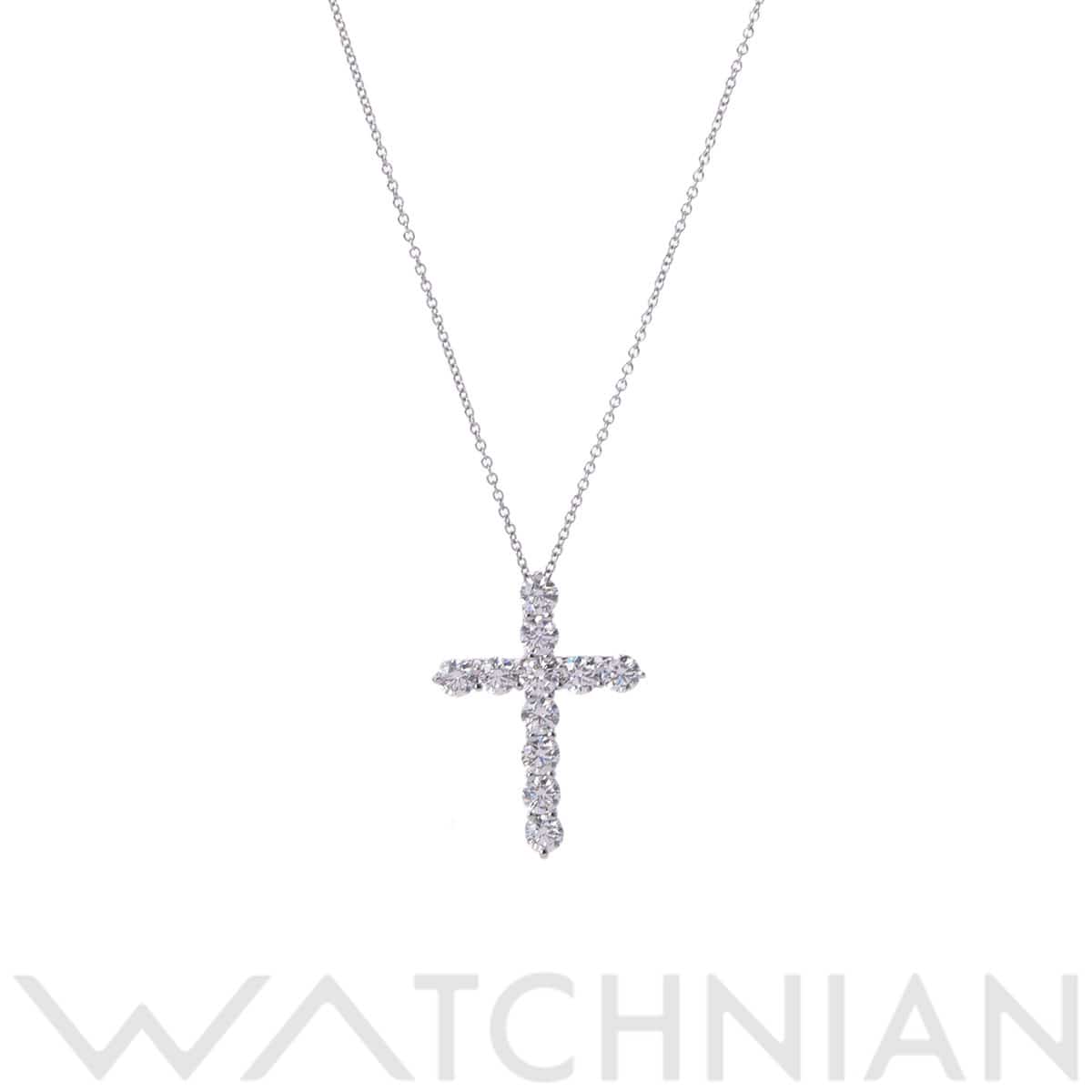 ティファニー クロスネックレス シルバー Pt950プラチナ レディース ジュエリー 【中古】【jewelry】