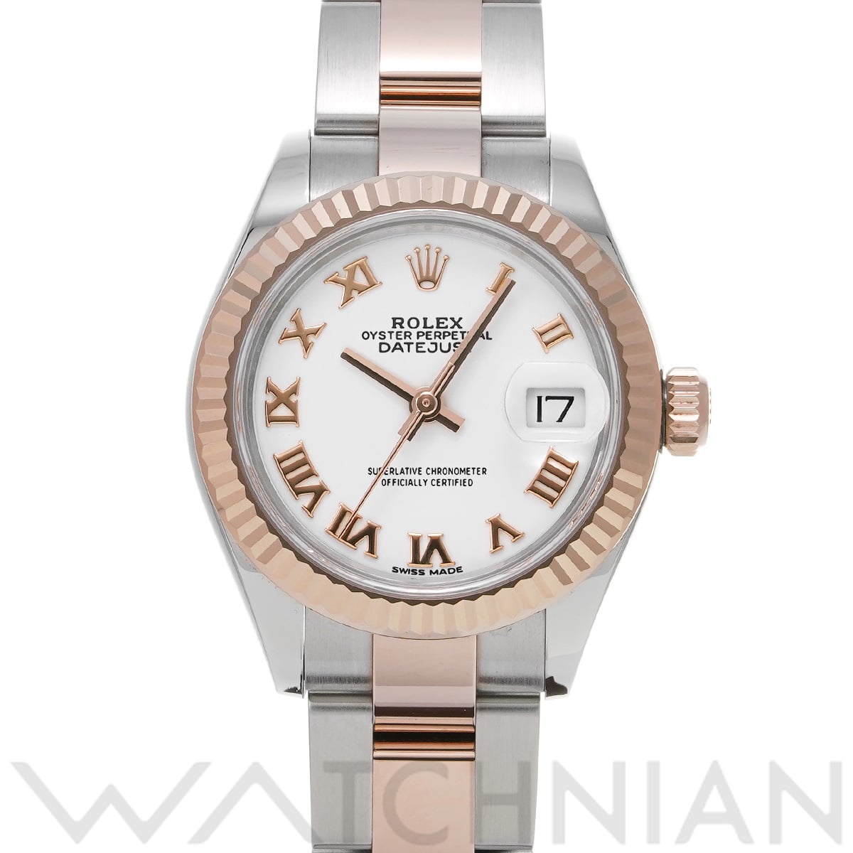 ロレックス レディ デイトジャスト 28 279171 ホワイト レディース 時計 【中古】【wristwatch】