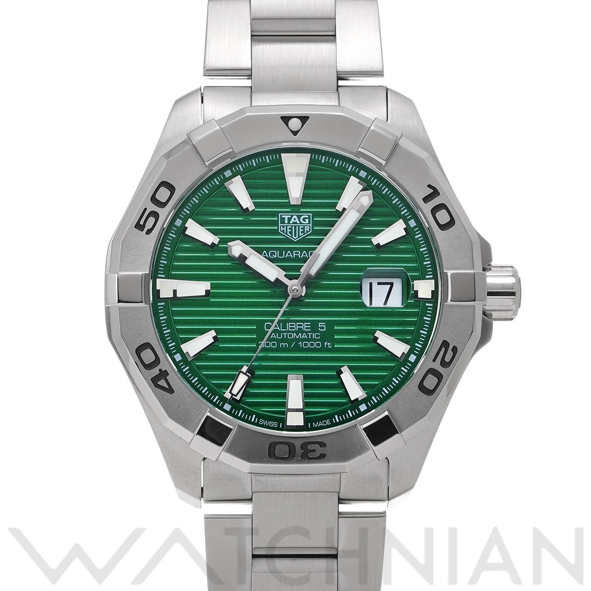 タグ ホイヤー アクアレーサー キャリバー5 WAY2015.BA0927 グリーン メンズ 時計 【中古】【wristwatch】