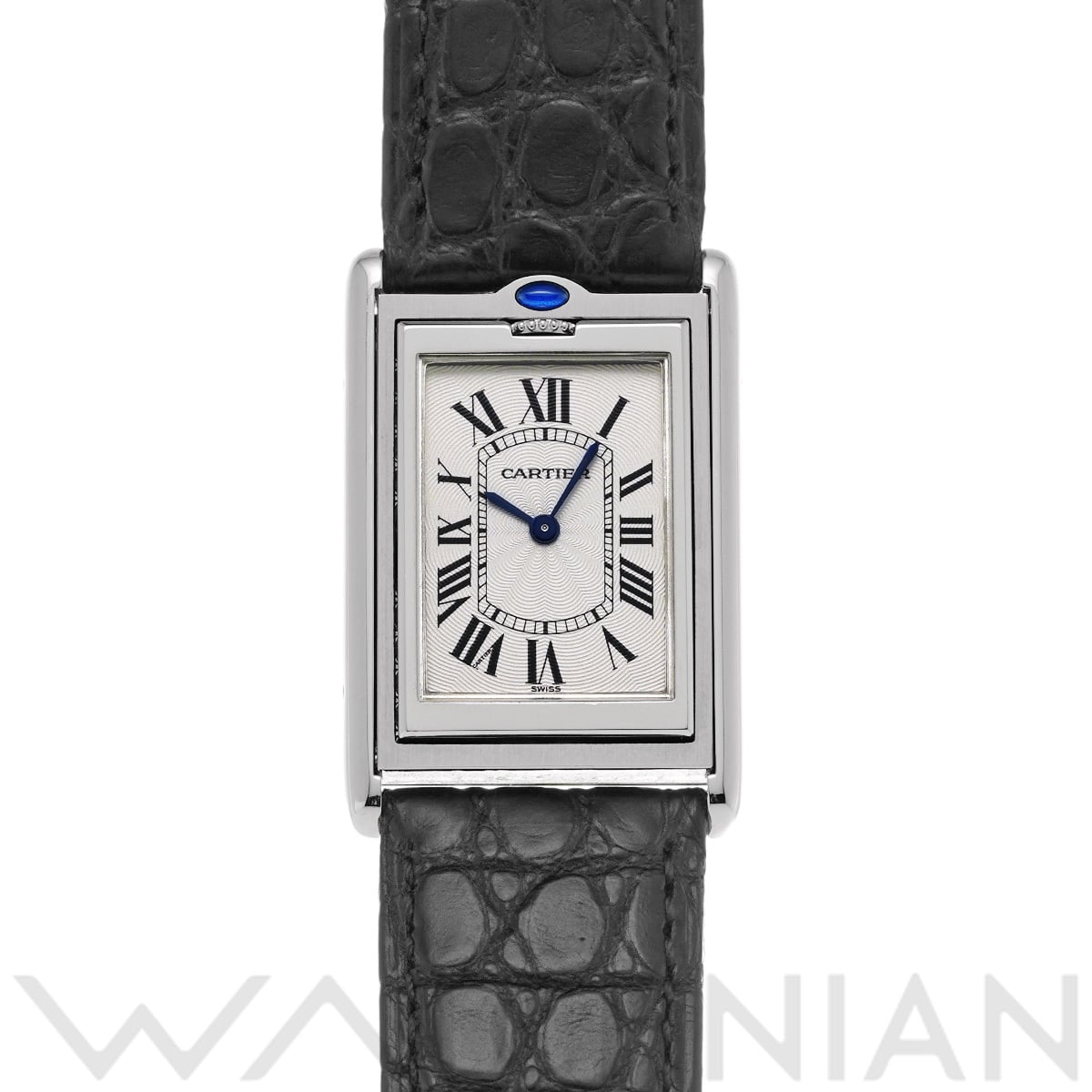 カルティエ タンク バスキュラント LM W10X1358 シルバー メンズ 時計 【中古】【wristwatch】