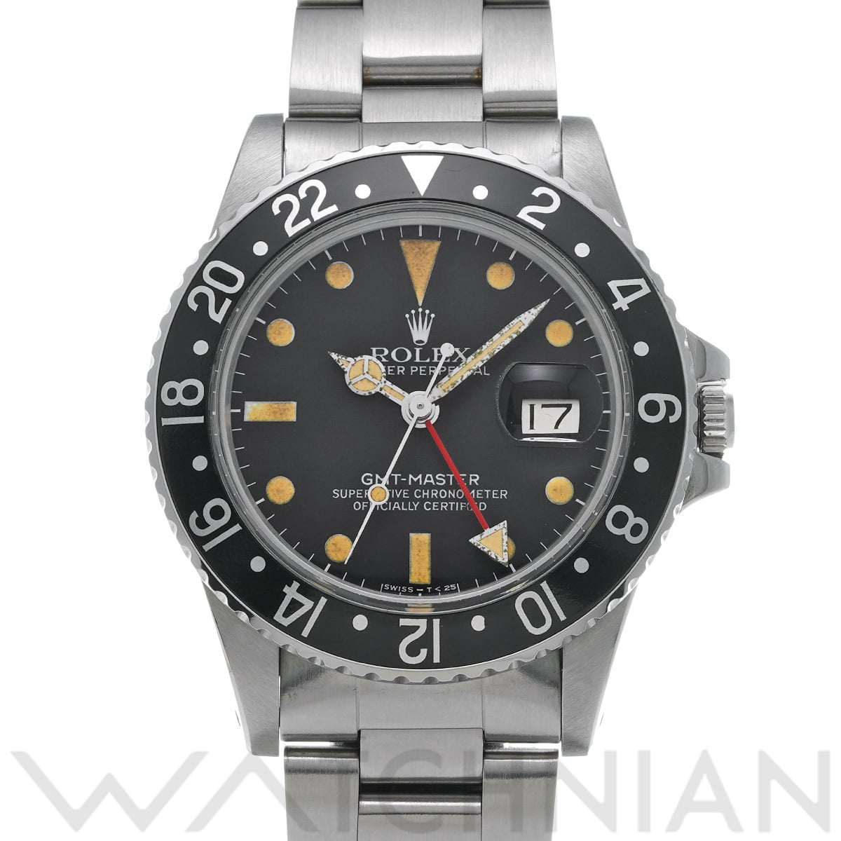 ロレックス GMTマスター 16750 ブラック メンズ 時計 【中古】【wristwatch】