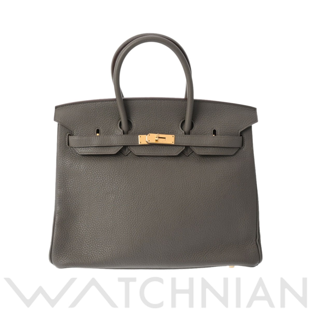 エルメス バーキン 35 エタン/ゴールド金具 トリヨンクレマンス ユニセックス バッグ 【中古】【bag】