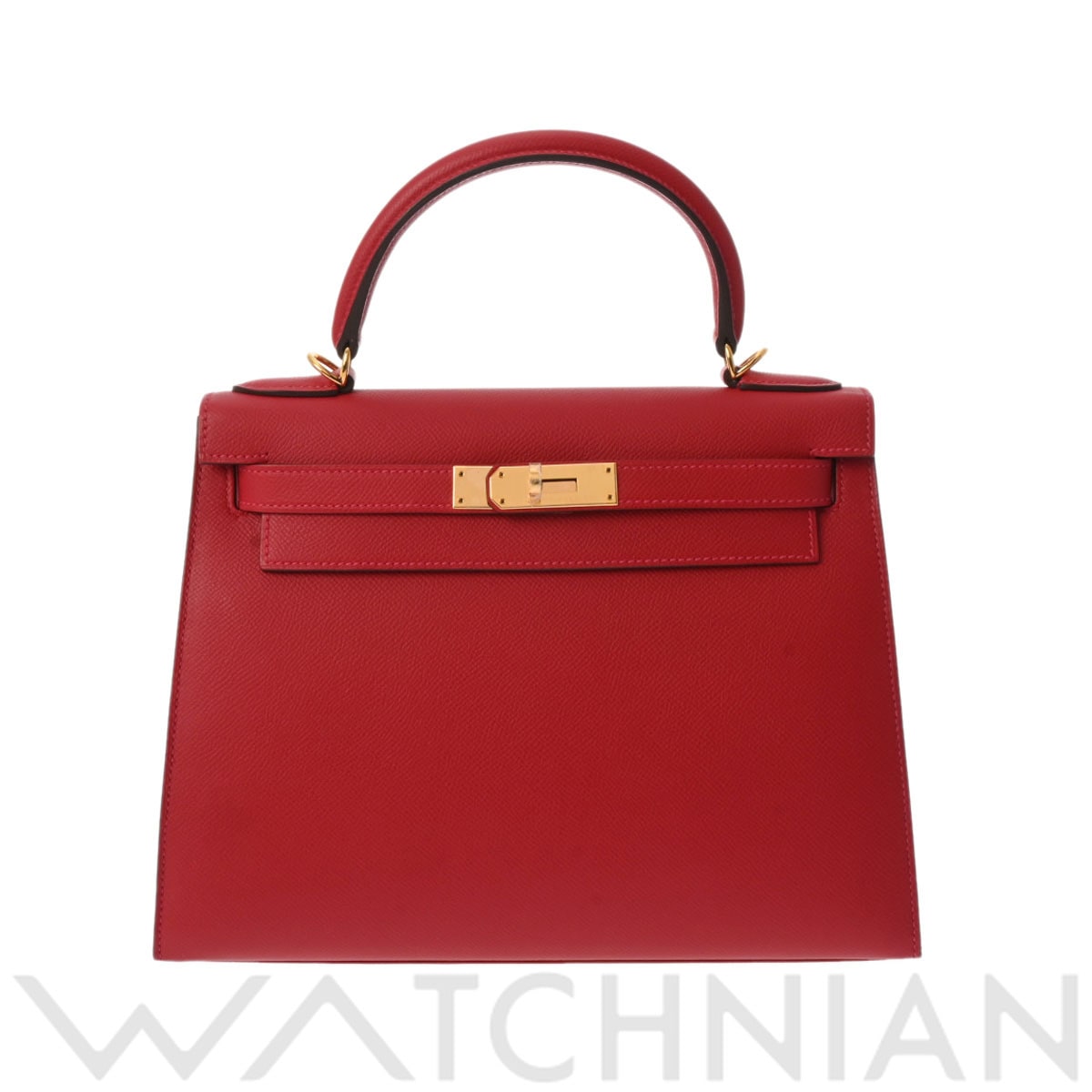 エルメス ケリー 28 外縫い 2WAY ルージュヴィフ ヴォーエプソン レディース バッグ 【中古】【bag】