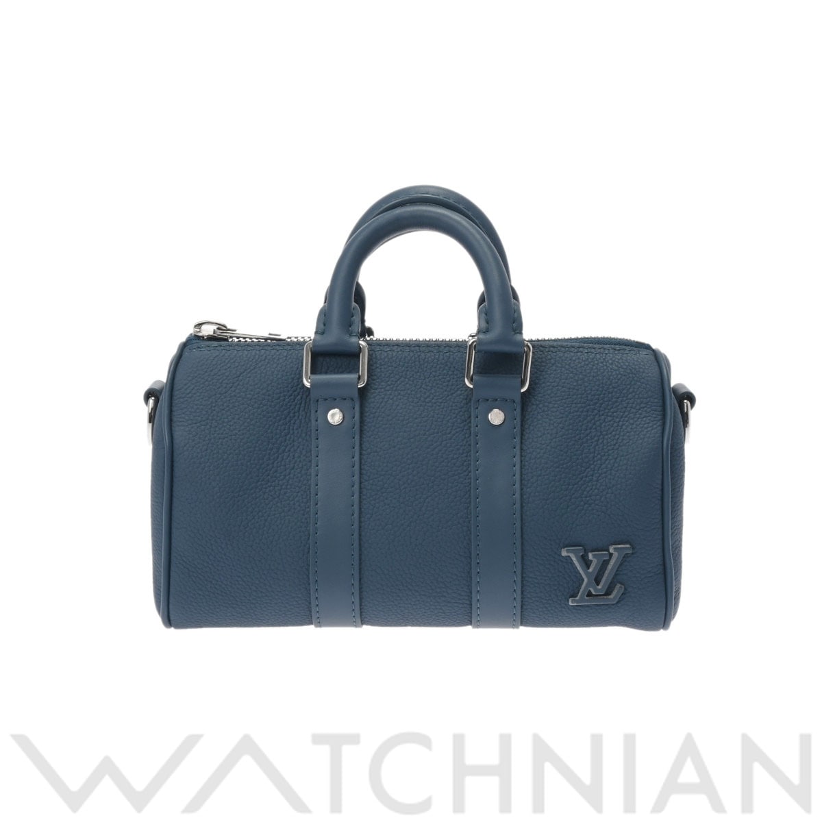 ルイ ヴィトン アエログラム キーポル XS 2WAY ブルー M81003 レザー ユニセックス バッグ 【未使用】【bag】