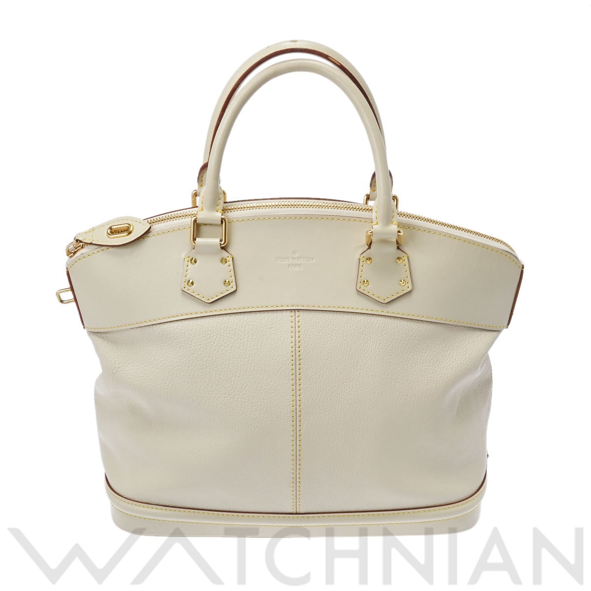 ルイ ヴィトン スハリ ロックイット MM ブロン M91874 レザー レディース バッグ 【中古】【bag】