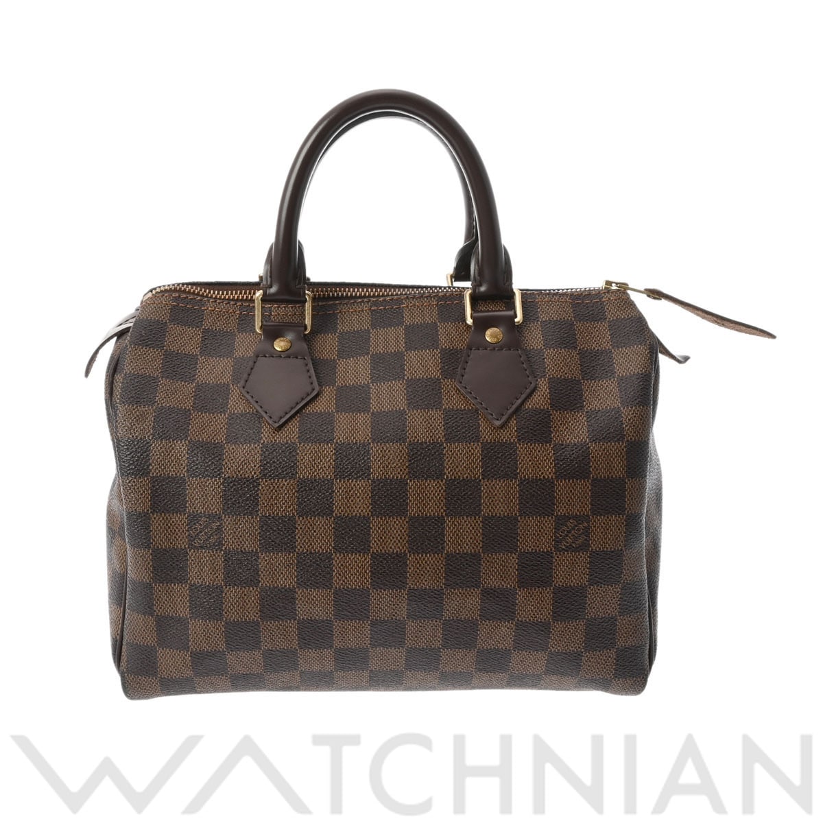 ルイ ヴィトン ダミエ スピーディ 25 ブラウン N41365 ダミエキャンバス レディース バッグ 【中古】【bag】