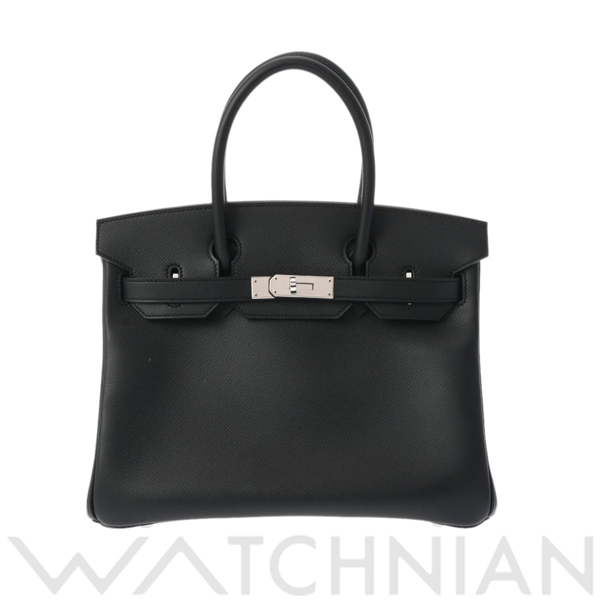 エルメス バーキン 30 ブラック/パラジウム金具 ヴォーエプソン レディース バッグ 【中古】【bag】