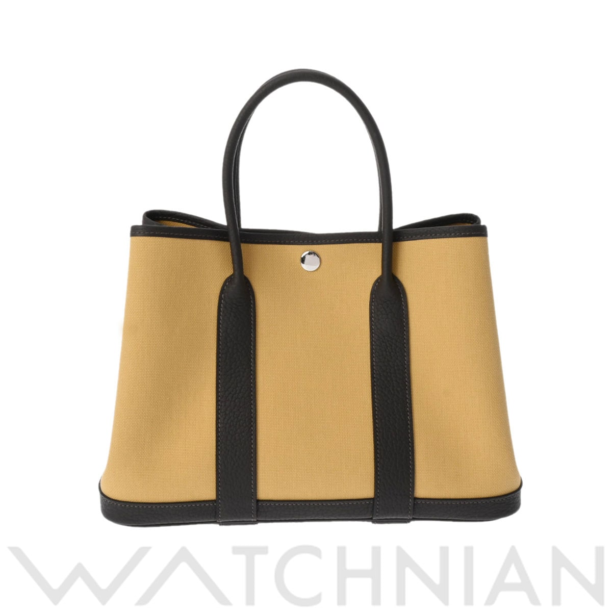 エルメス ガーデンパーティ TPM エベヌ/パイユ トワルミリタリー/ネゴンダ レディース バッグ 【新品】【bag】