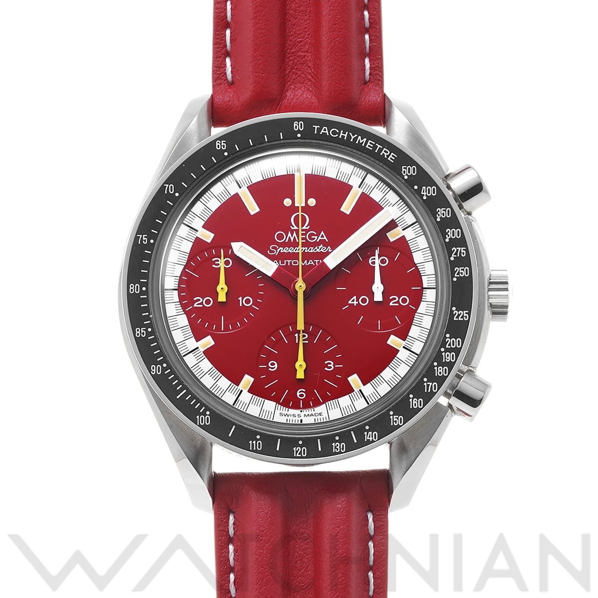 オメガ スピードマスター レーシング ミハエル・シューマッハ 3810.61.41 レッド メンズ 時計 【中古】【wristwatch】